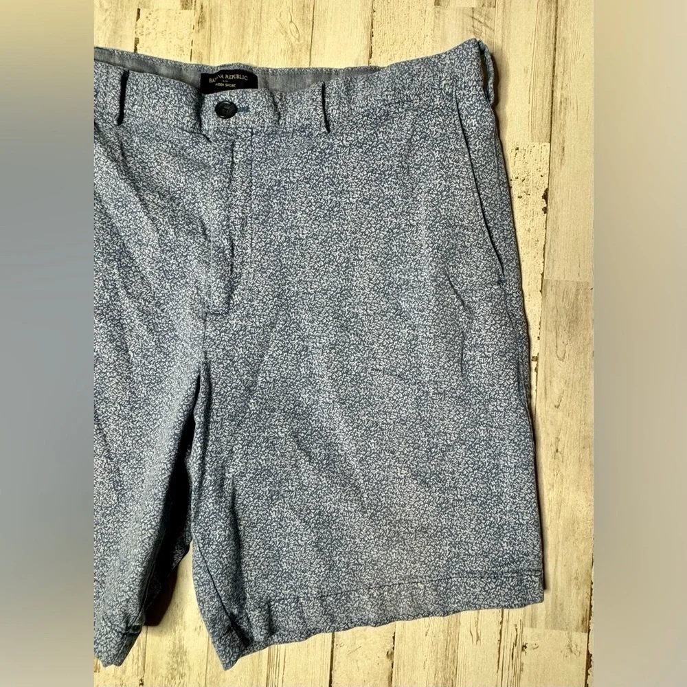 Banana Republic Shorts Mens 38 Blue Aiden Shorts Chino Golf